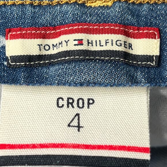 Tommy Hilfiger Nautical Anchor Print Crop Straight Leg Jeans size 4 - Picture 12 of 13